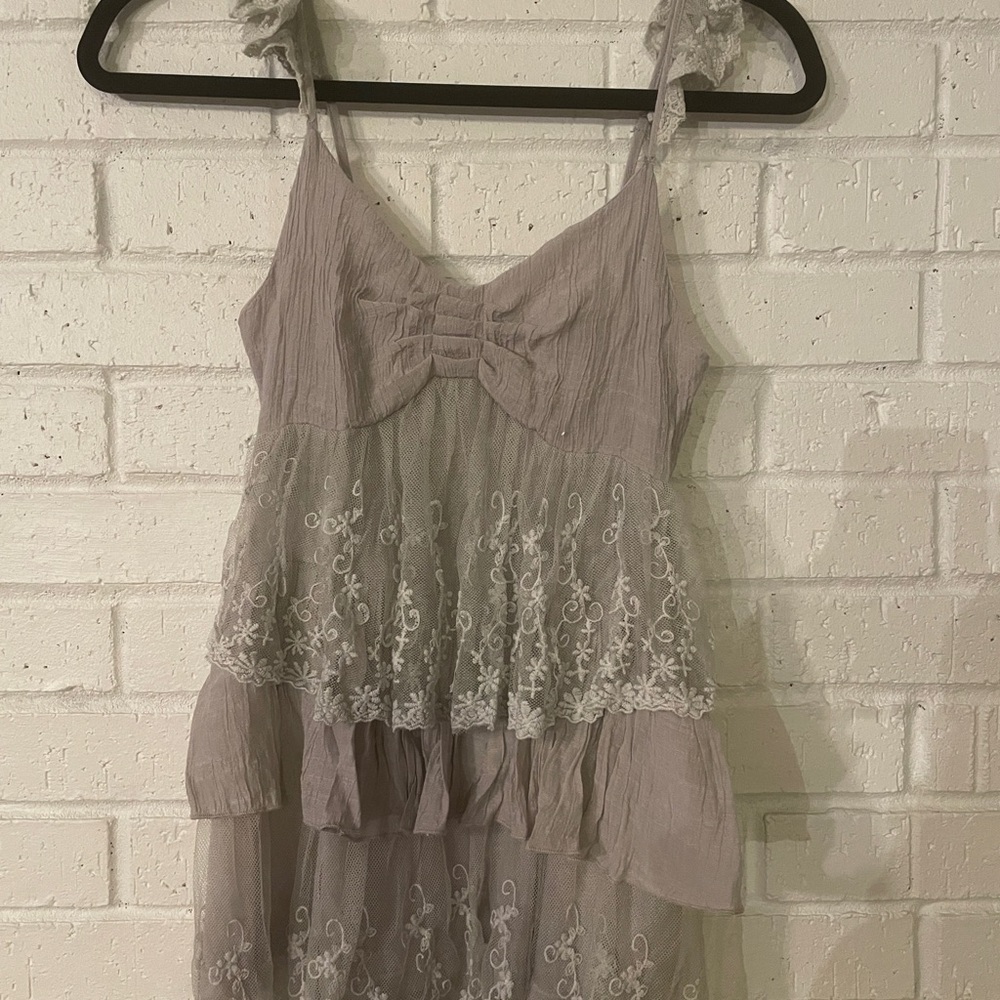 Layered lace top - Picture 2 of 10